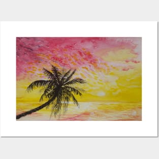 Hawaii Sunset Posters and Art